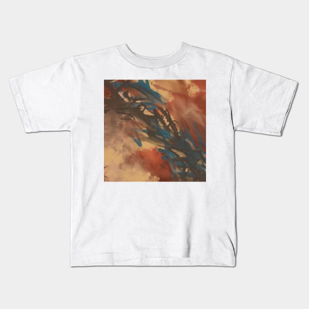 Abstract Hay Hay Kids T-Shirt by missdebi27